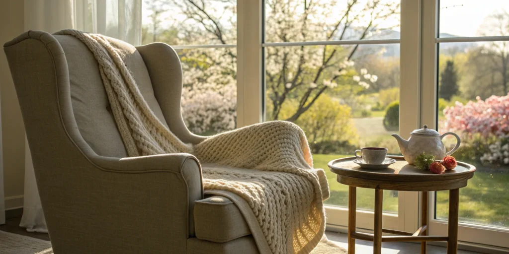 Armchair in a sunlit room for private pay home care, with rates that vary by state.