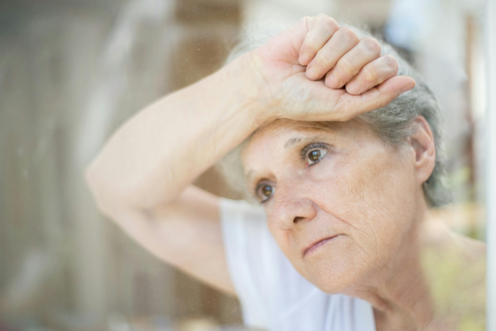 A senior woman